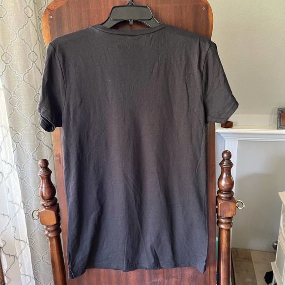 New! Jager Jagermeister Large V-neck women’s T-shirt black gold - Picture 6 of 7